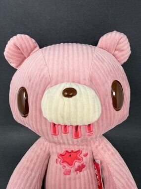 Taito Gloomy Bear Chax GE-CEN Premium No. 585 Pink Corduroy Large 15" Plush Bear